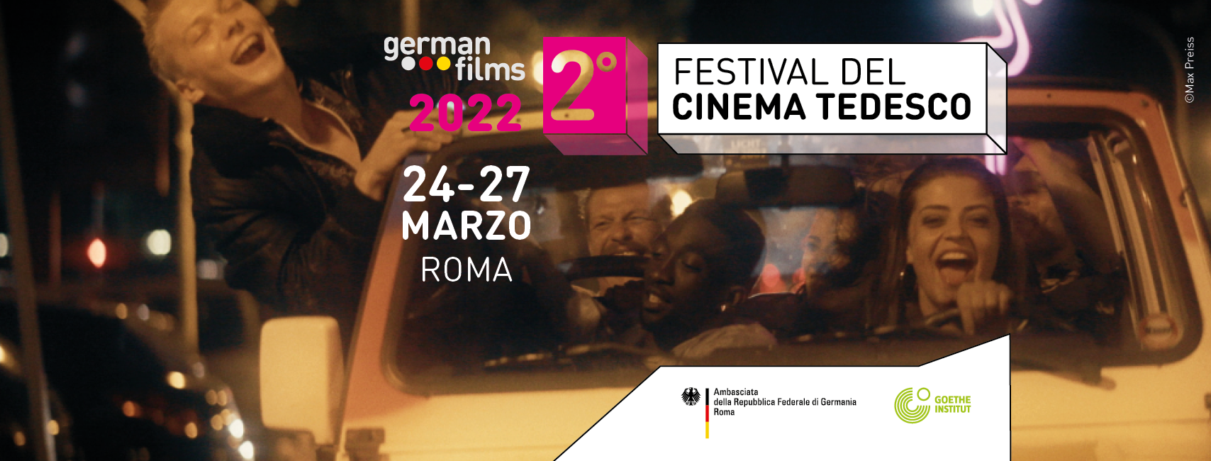 DAL 24/03 LA II EDIZIONE DEL FESTIVAL DEL CINEMA TEDESCO A ROMA CON "TOUBAB" IN ANTEPRIMA ITALIANA