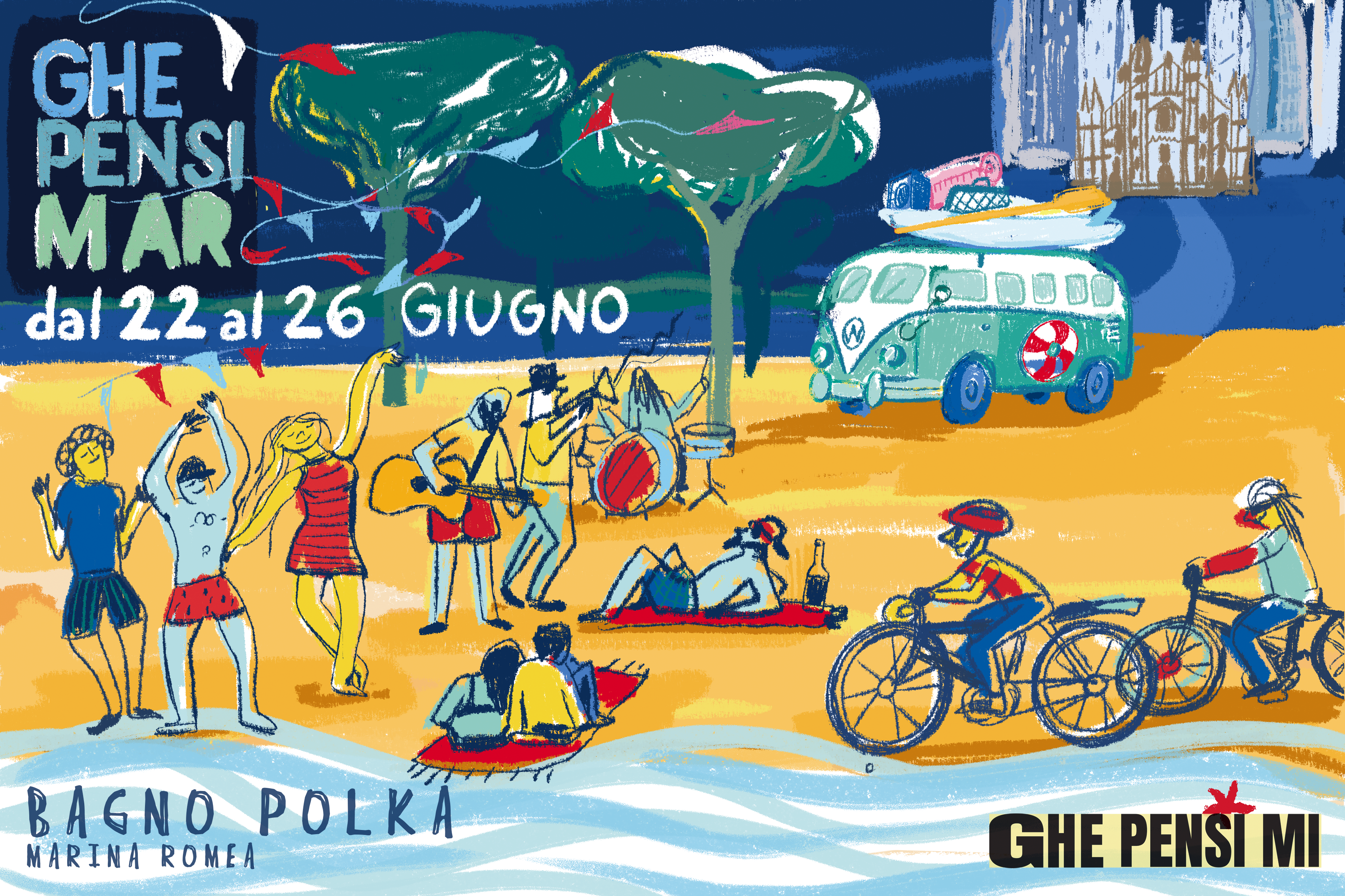 La prima edizione del Festival Ghe Pensi Mar dal 22 al 26 giugno a Marina Romea (RA)