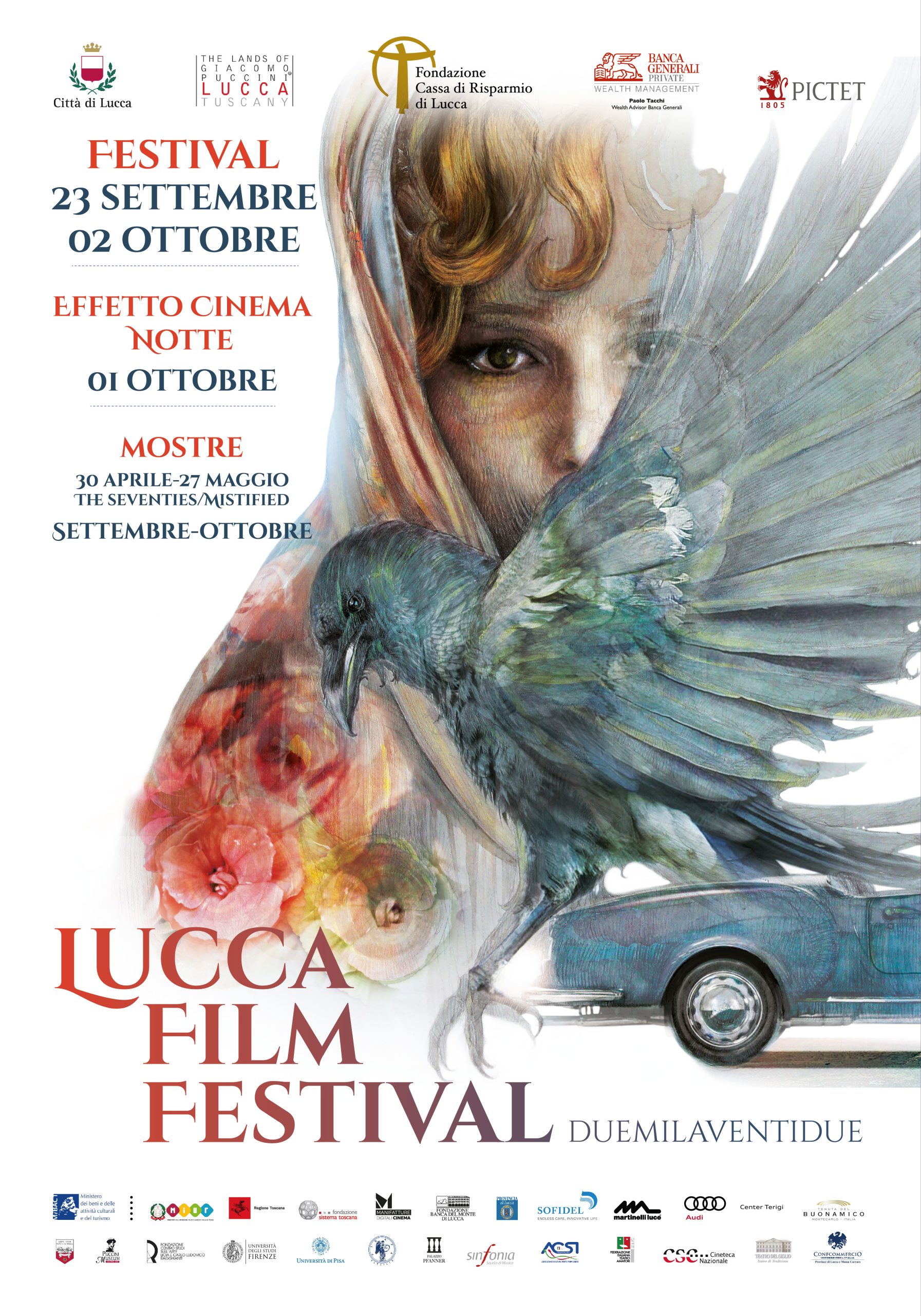 Lucca Film Festival: dal 23 settembre al 2 Ottobre lungometraggi, corti, ospiti internazionali, mostre, musica e incontri