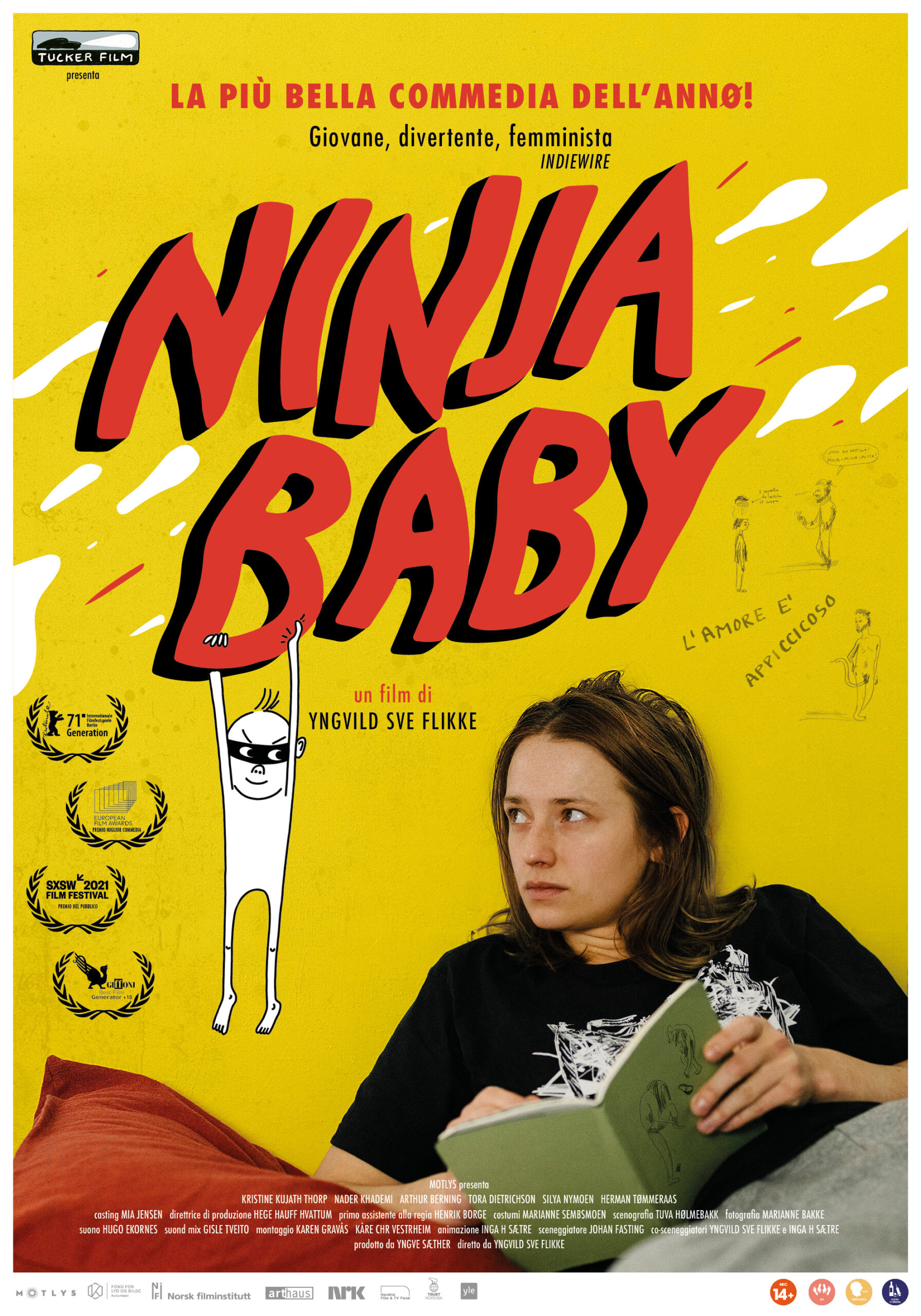 "Ninjababy", al cinema, dal 13 ottobre, la divertentissima commedia cult norvegese!