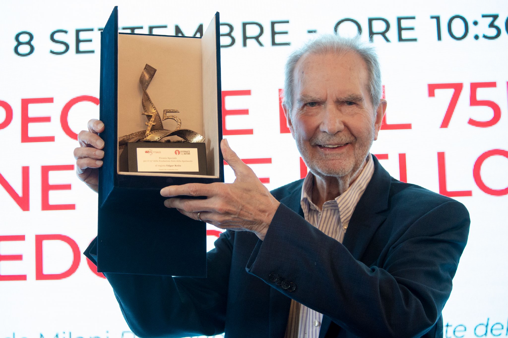 Premio Speciale del 75mo della Fondazione Ente dello Spettacolo a Edgar Reitz
