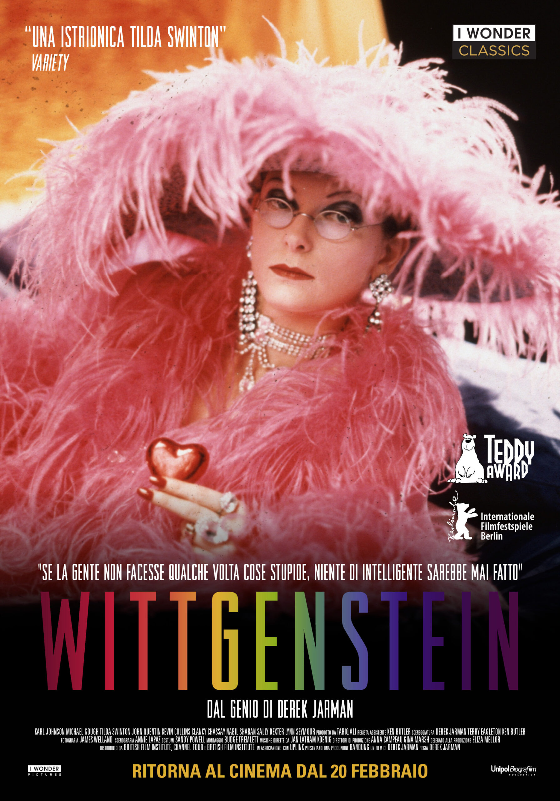 Wittgenstein con I Wonder Classics dal 20 febbraio al cinema. L'opera di Jarman ispirata al famoso filosofo