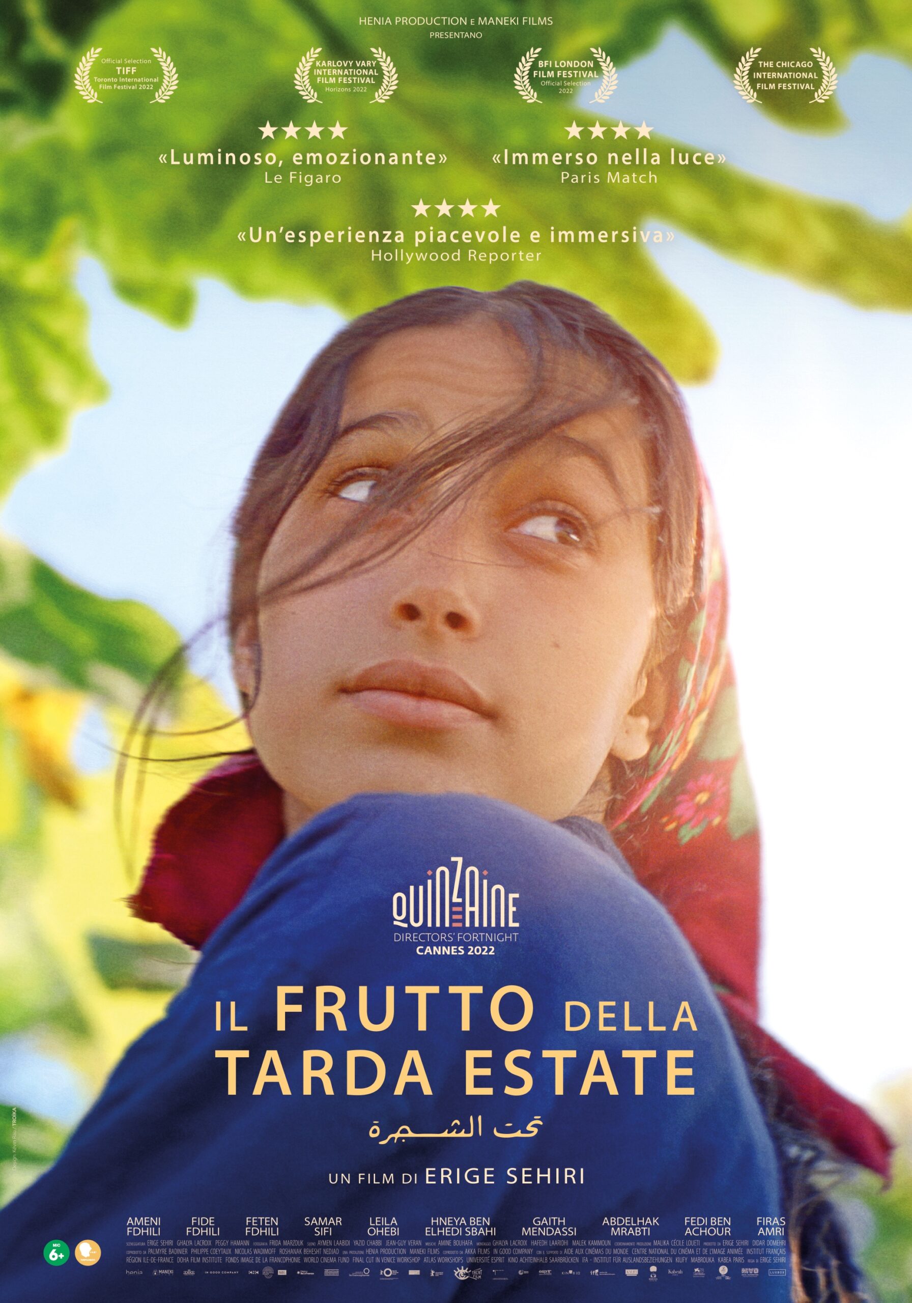 "Il frutto della tarda estate" (Under the Fig Trees) di Erige Sehiri, dal 23 Marzo al cinema