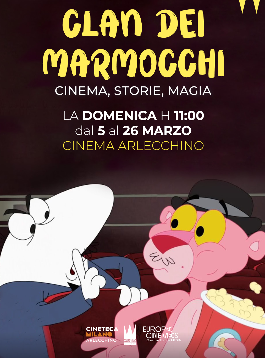 Il Clan dei Marmocchi, torna la rassegna cinematografica per i più piccoli al Cinema Arlecchino di Milano - Gli appuntamenti dal 5 al 26 marzo