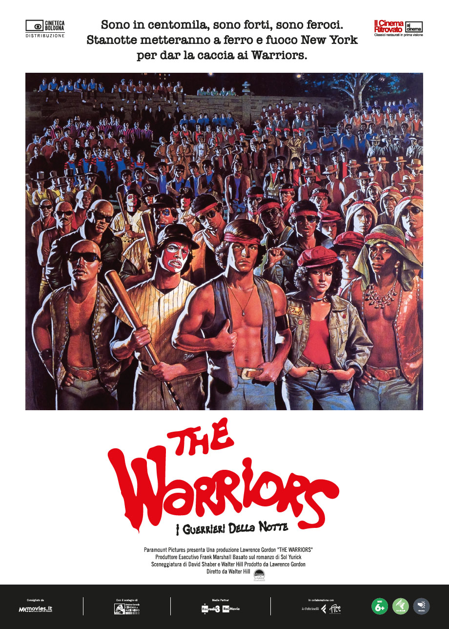 "The Warriors – I guerrieri della notte", diretto nel 1979 da Walter Hill, torna nelle sale italiane dal 6 all'8 marzo