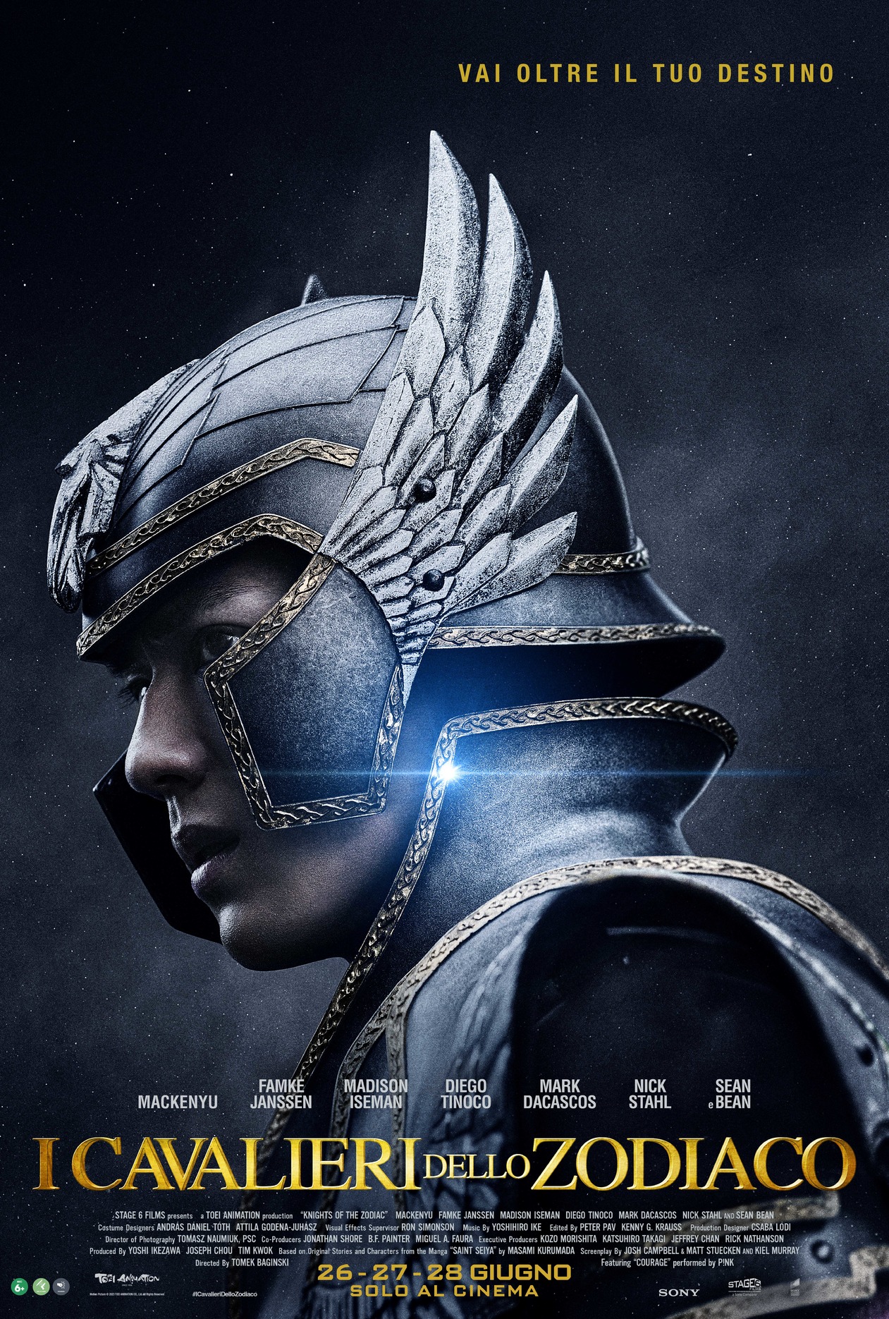 I Cavalieri dello Zodiaco, il 26, 27 e 28 giugno solo al cinema prodotto da Sony Pictures