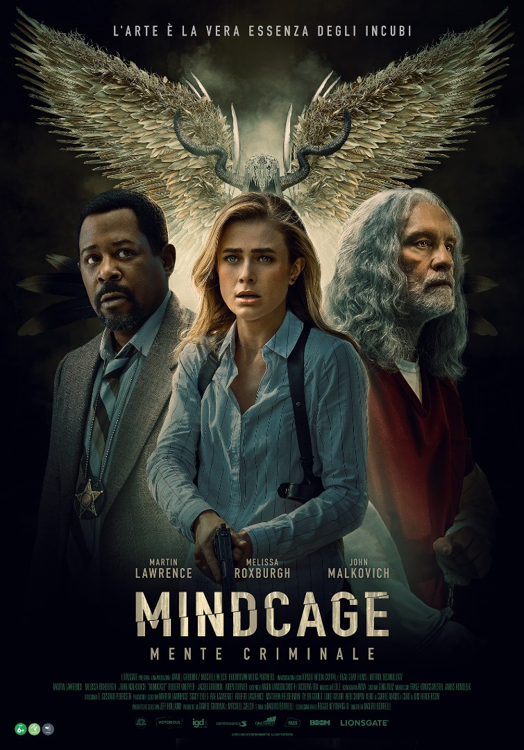 Dall'8 giugno il film "Mindcage - Mente criminale" con John Malkovich, Martin Lawrence e Melissa Roxburgh - Notorious