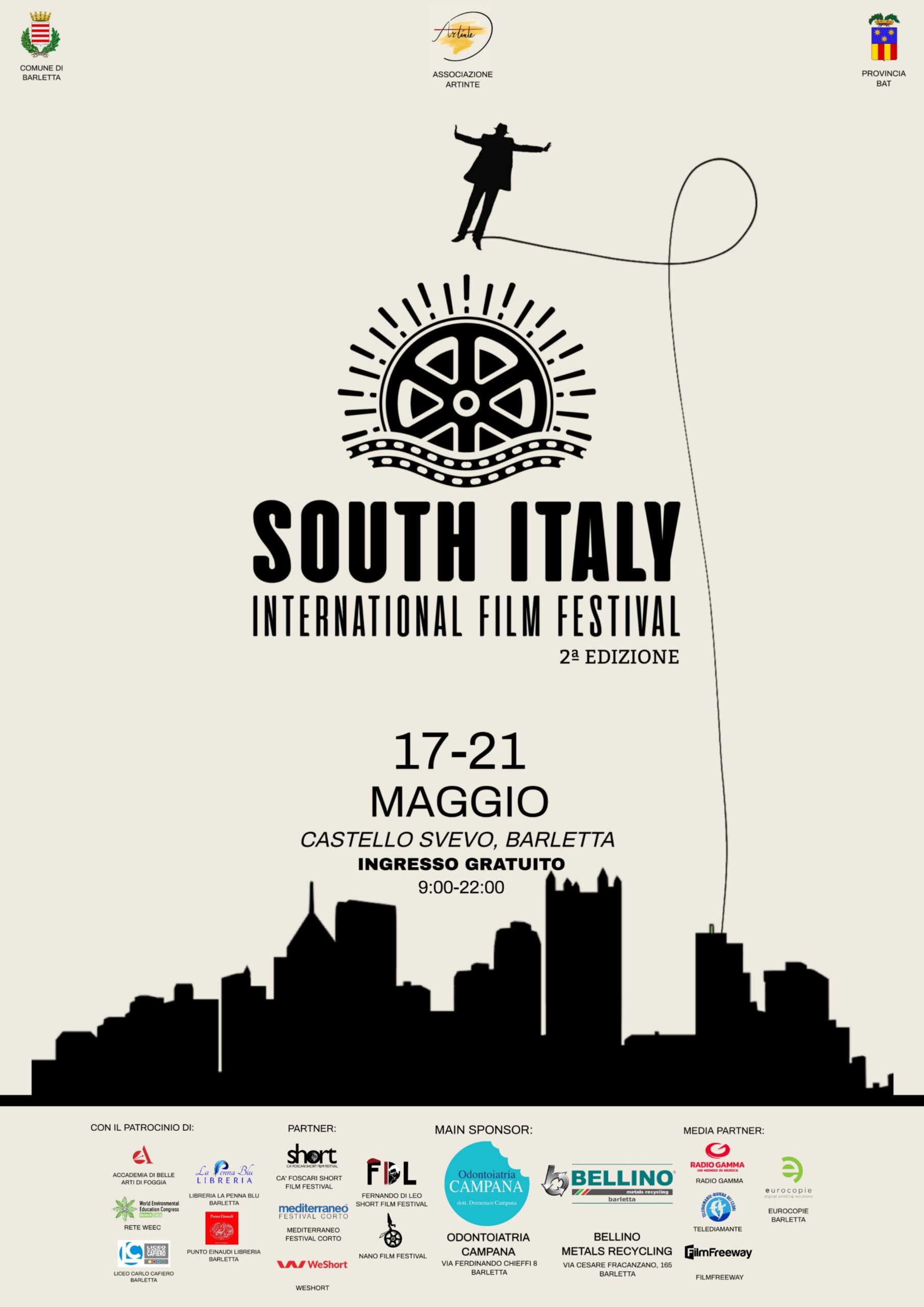 Torna il South International Film Festival, con Luca Verdone presidente della giuria