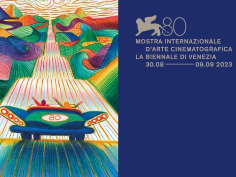 Si ispira al cinema on the road il manifesto ufficiale firmato da Lorenzo Mattotti per la Biennale Cinema 2023
