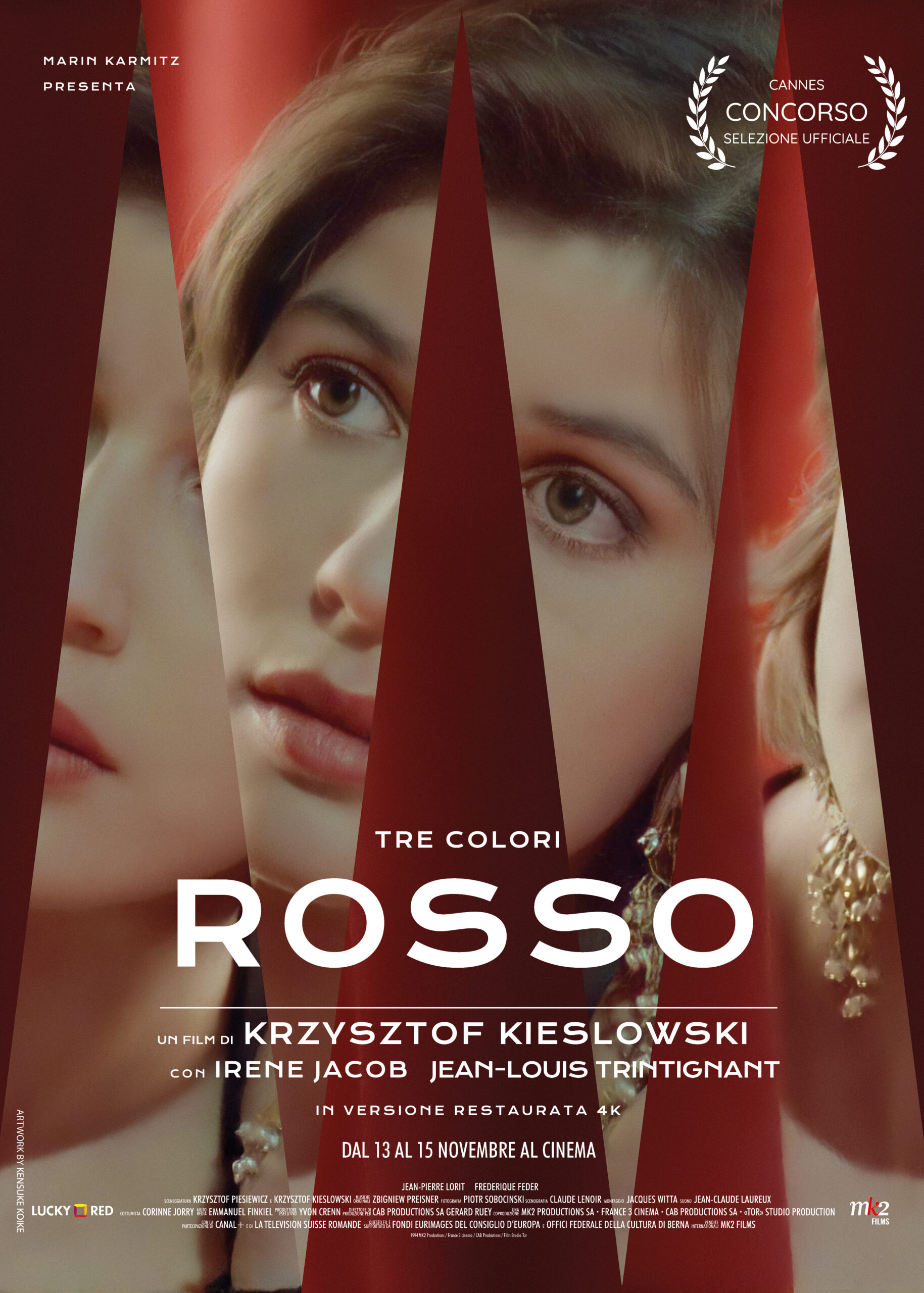 La trilogia dei colori di Krzysztof Kieślowski: Film Rosso solo il 13,14 e 15 Novembre al cinema