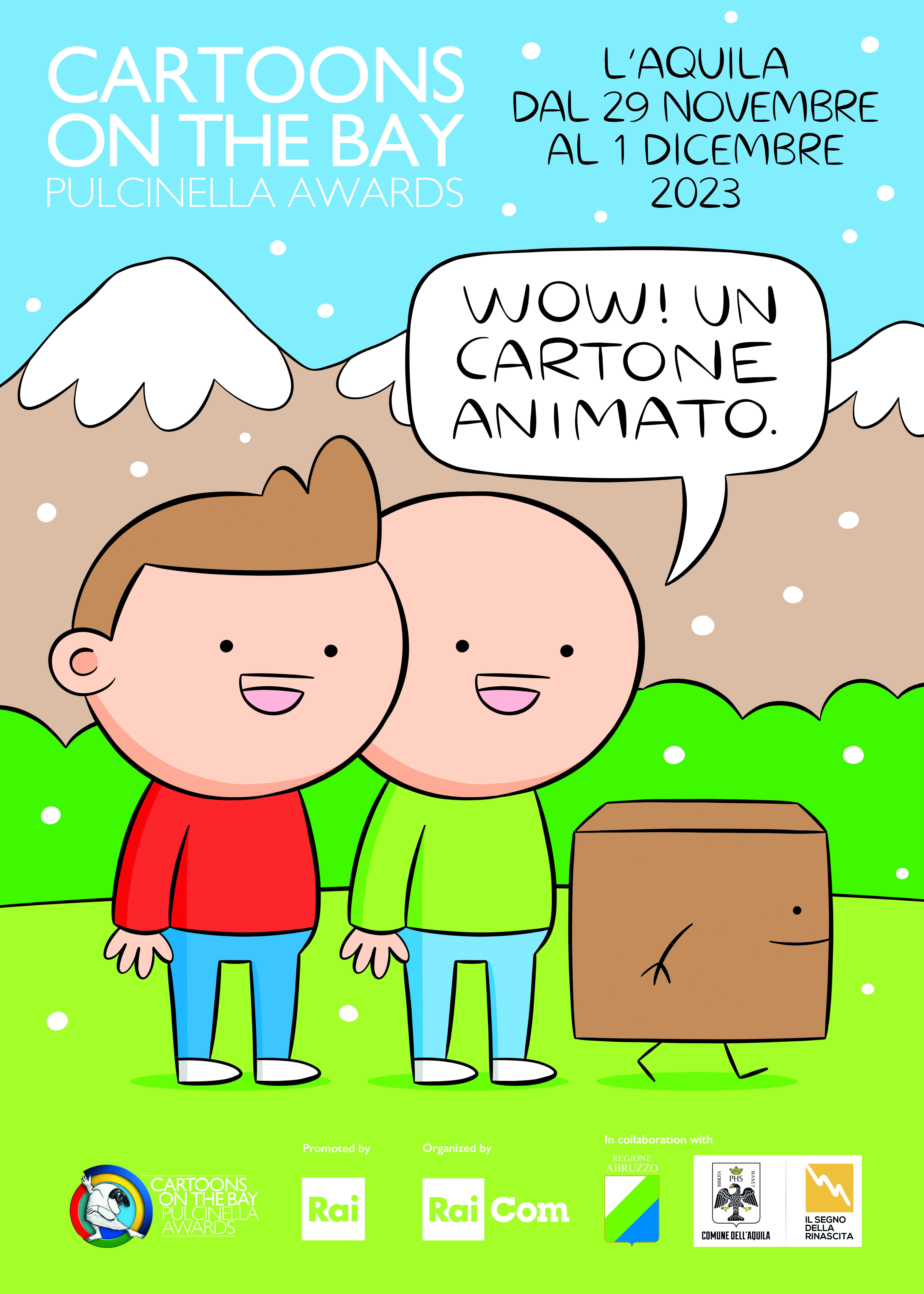 Torna Cartoons on the Bay Winter Edition, a L'Aquila, dal 29 novembre al 1° dicembre 2023