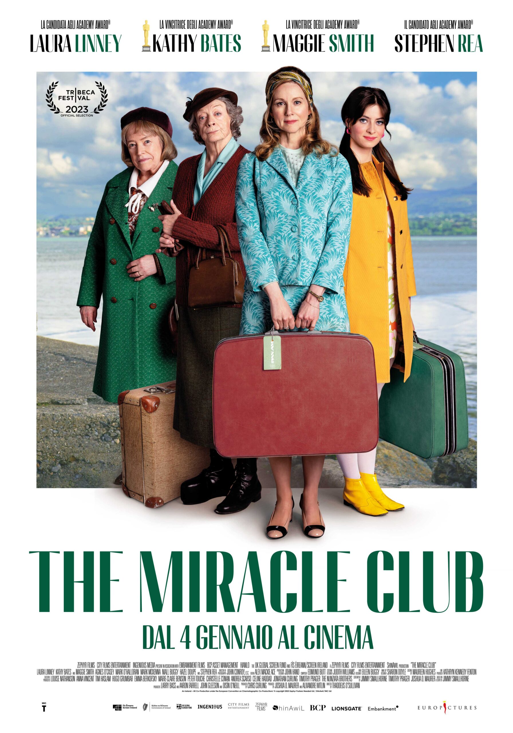 The Miracle in sala dal 4 gennaio, il film con Maggie Smith, Kathy Bates, Laura Linney