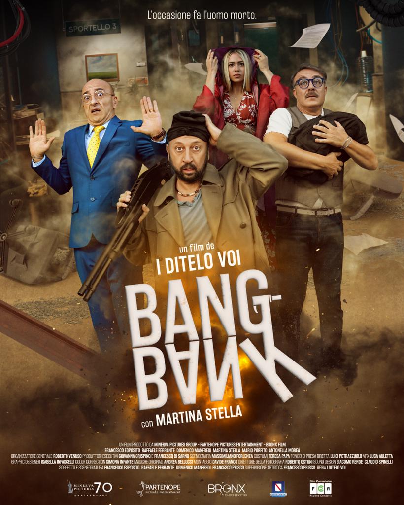 Bang Bank, la nuova commedia de I Ditelo Voi con Martina Stella dal 3 gennaio su Prime Video