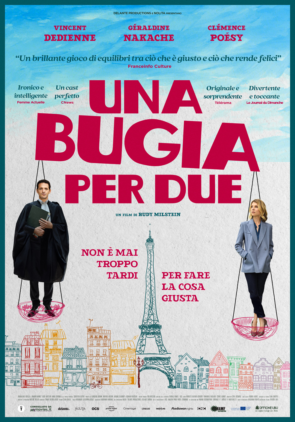 Una bugia per due di Rudy Milstein con Vincent Dedienne e Clémence Poésy, dal 1 febbraio al cinema