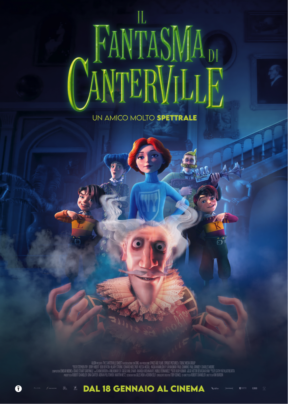 Il fantasma di Canterville, rilasciati il poster e il Trailer, dal 18 gennaio in sala con Adler Entertainment