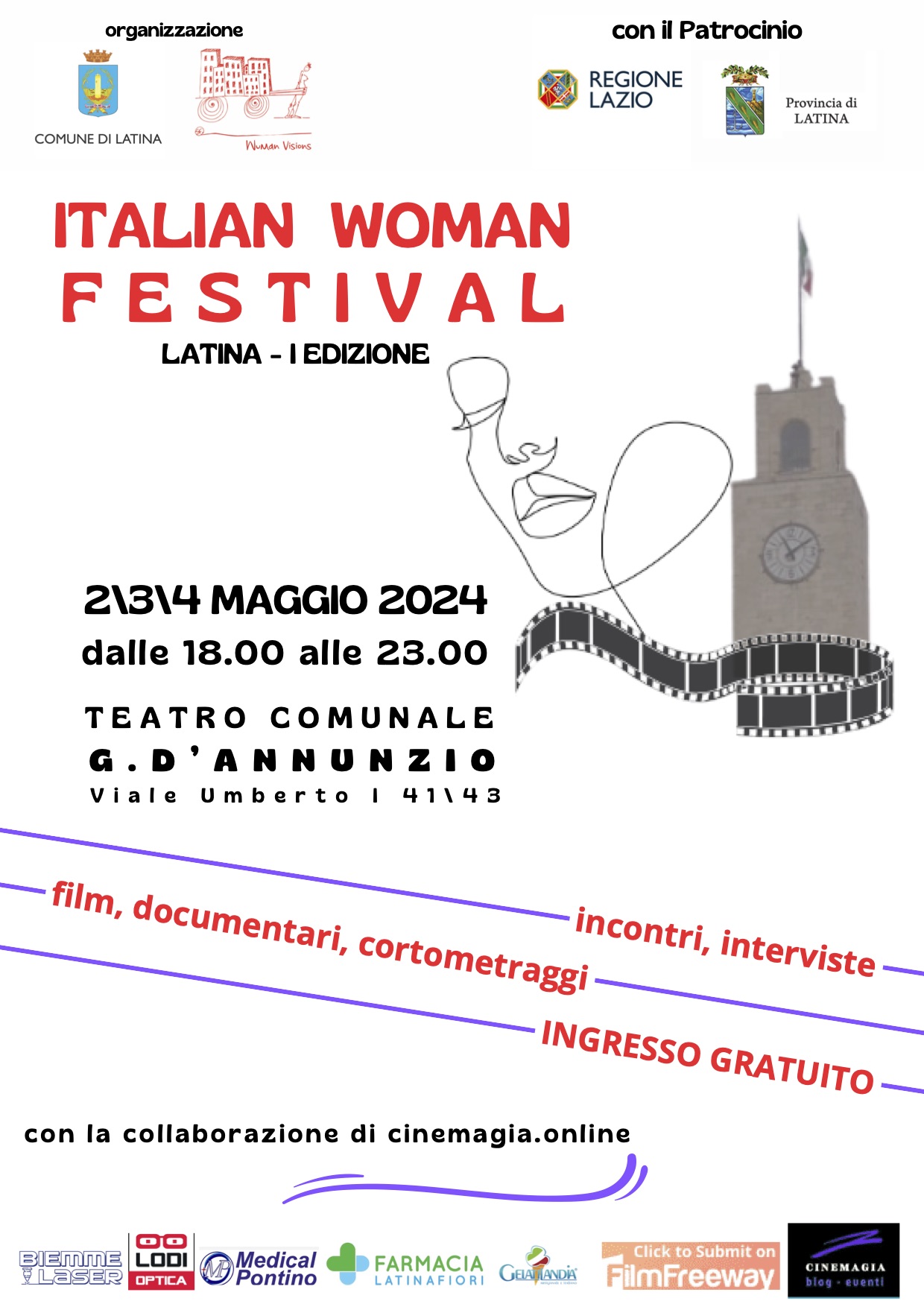 Presentata a Latina la prima edizione di Italian Woman Festival