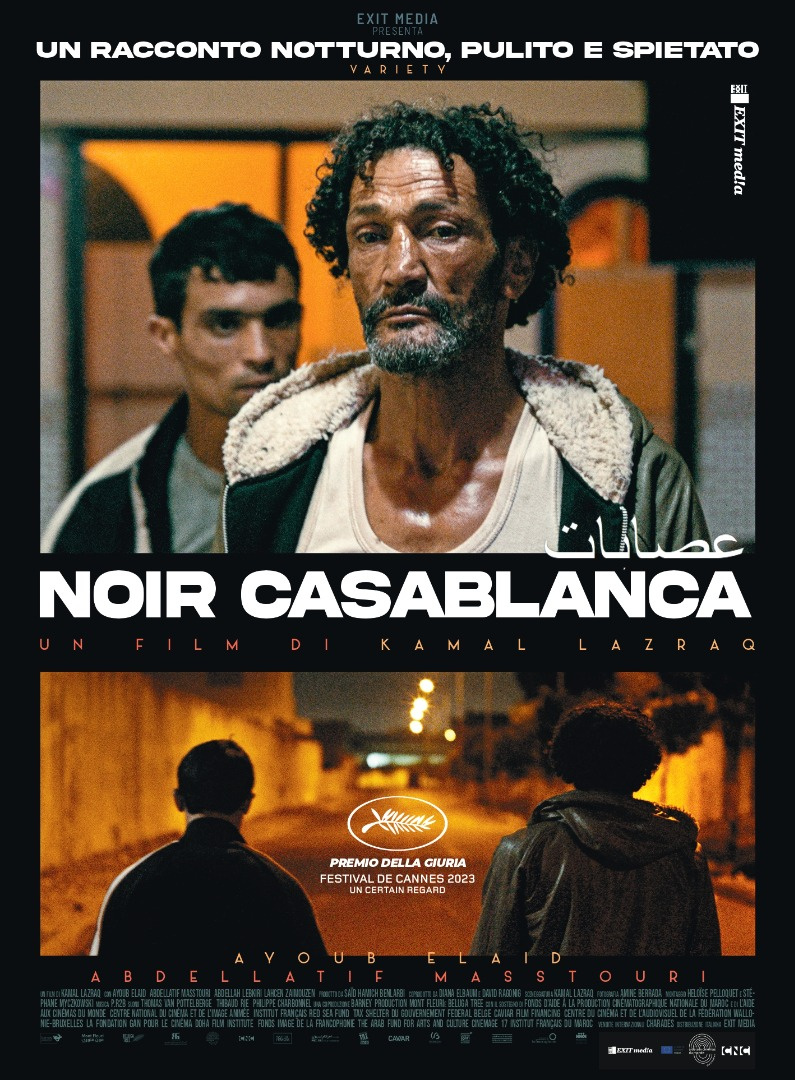 Dal 6 giugno al cinema il film Noir Casablanca di K. Lazraq e con Ayoub Elaid, distribuito da Exit Media