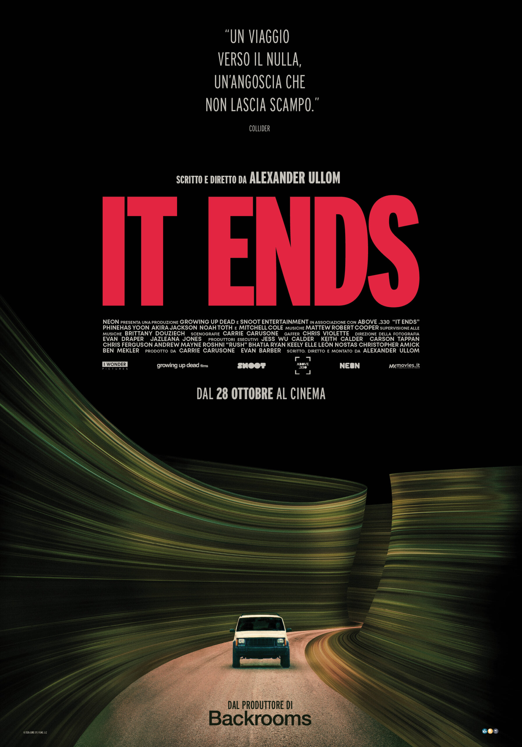 Rilasciati il Poster e il Trailer italiano di It Ends, dal 28 Ottobre al cinema
