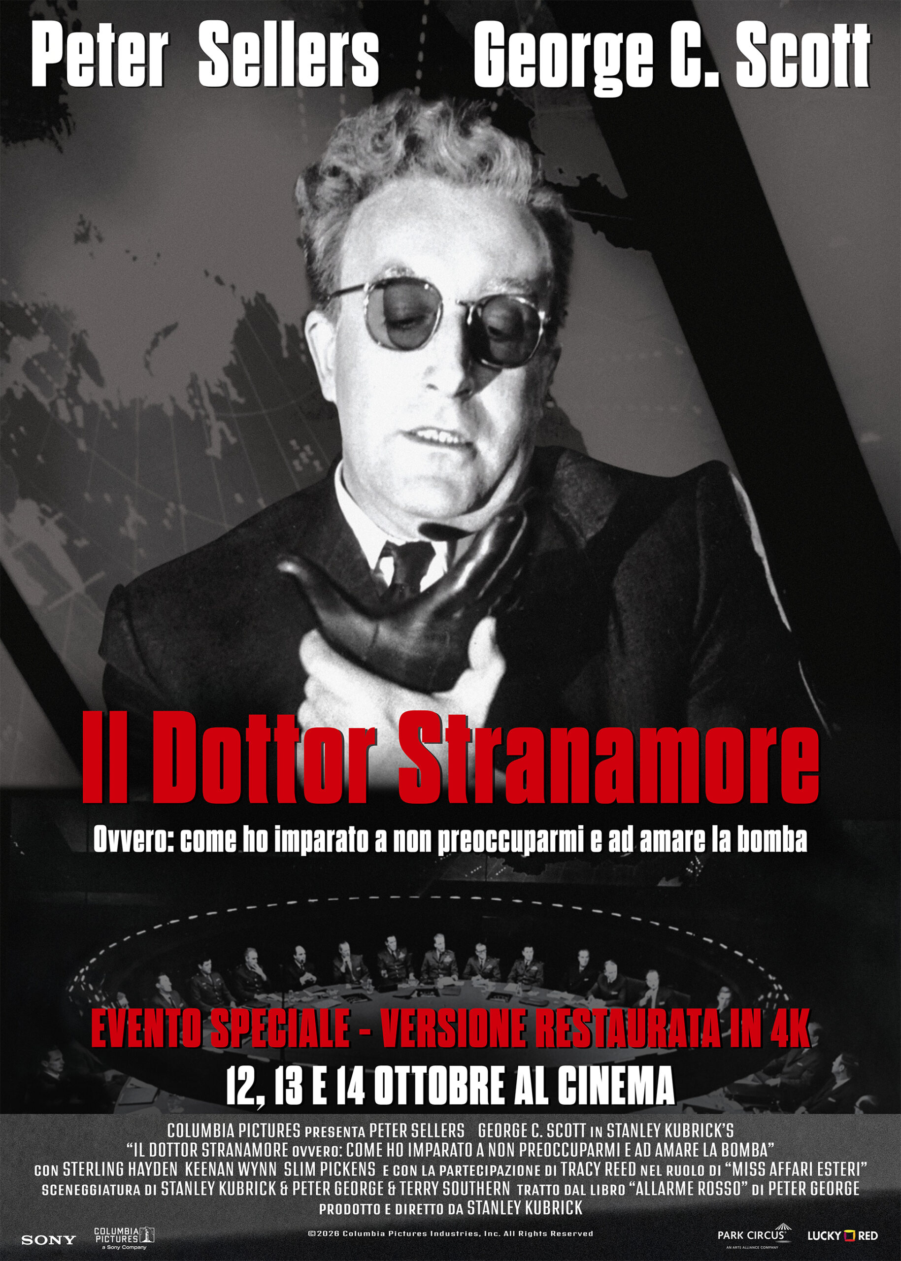 Il Dottor Stranamore evento speciale al cinema 12, 13 e 14 ottobre